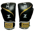 Zeuz Striker Boxing Gloves - Black/Gold